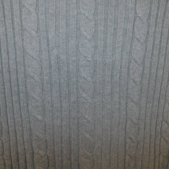 Nautica Mens XL Gray Blue Cable Knit V neck  Sweater Vest - Picture 8 of 9